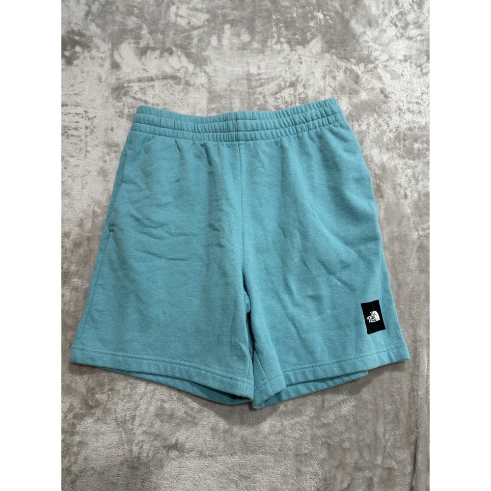 The North Face Gym Shorts Mens Size Medium Seafoam Blue Pockets Drawstring EUC